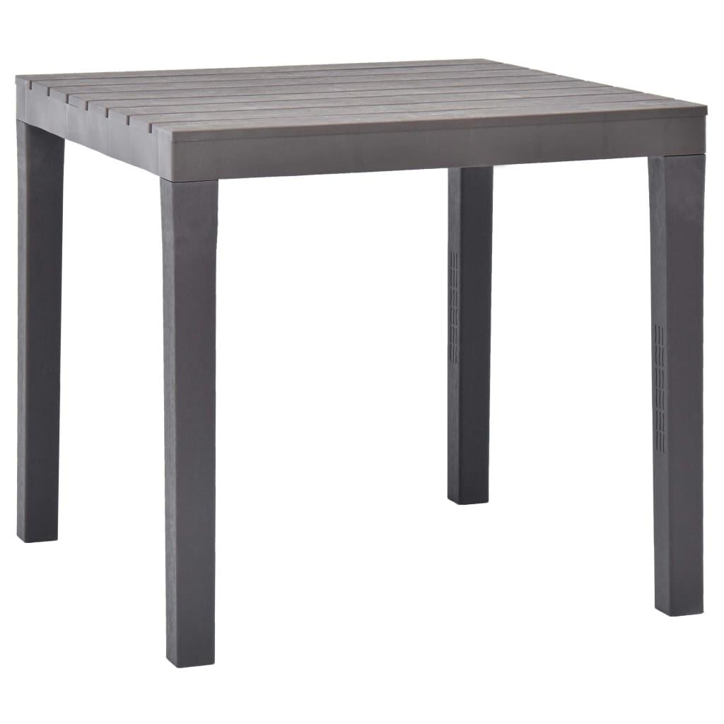 VidaXL Table de jardin plastique  