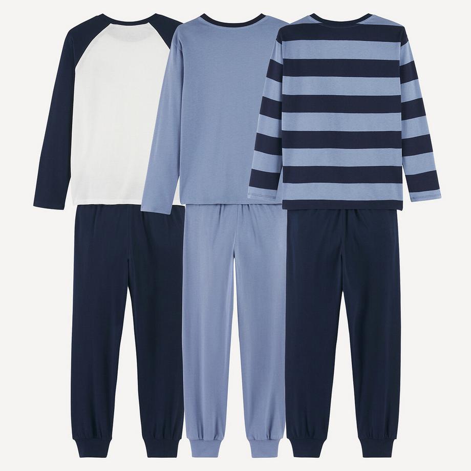 La Redoute Collections  Lot de 3 pyjamas en jersey 