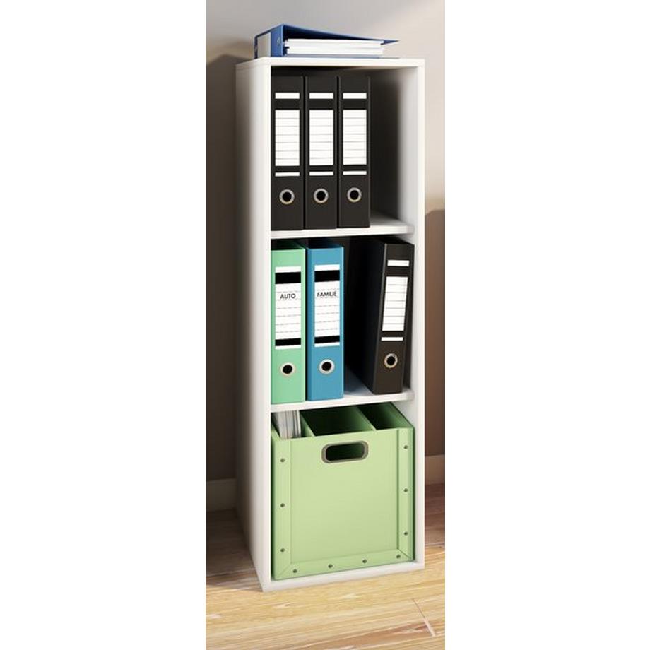 VCM Bureau en bois Étagère à livres Étagère à dossiers Étagère à classeurs Étagère à livres Lona l 3f  