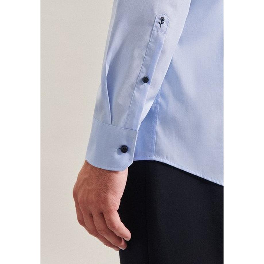 Seidensticker Business Hemd Regular Fit Langarm Uni  