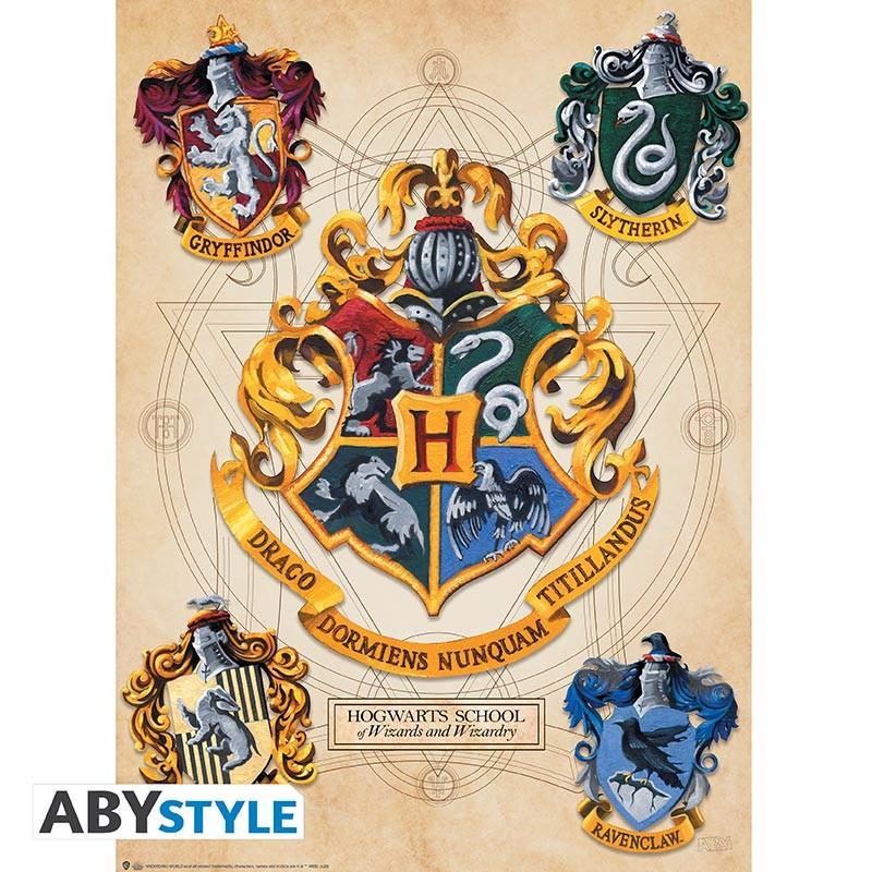 Abystyle  Poster - Pack de 2 - Harry Potter - Blason & Maraudeurs 