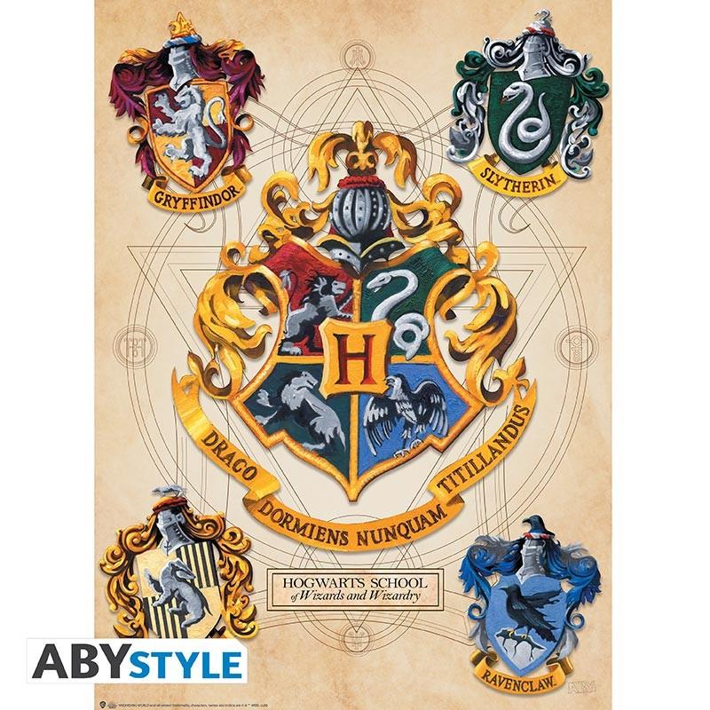 Abystyle  Poster - Packung mit 2 - Harry Potter - Wappen & Marodeure 