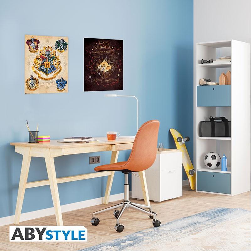 Abystyle  Poster - Pack de 2 - Harry Potter - Blason & Maraudeurs 