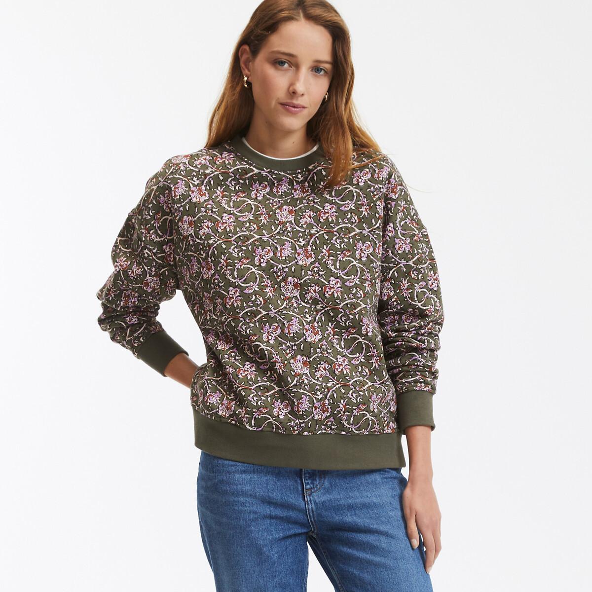 La Redoute Collections  Sweatshirt mit Blumenmuster 