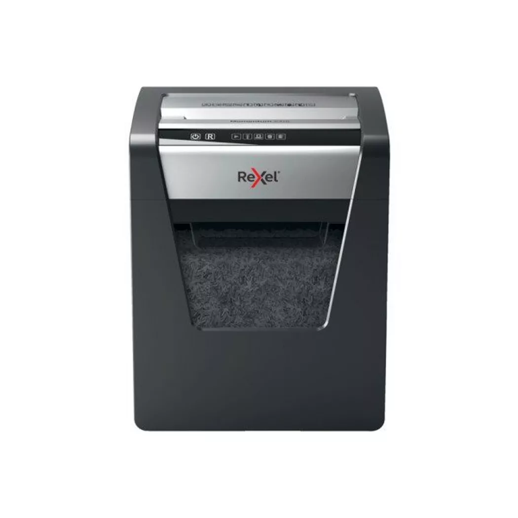 Rexel – Aktenvernichter Momentum 2104576CH X415, P-4, 23lt, Schwarz