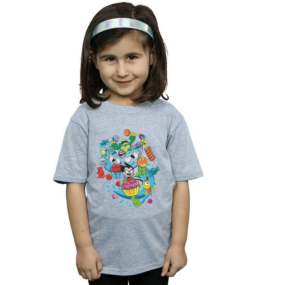 DC COMICS  Tshirt TEEN TITANS GO CANDY MANIA 