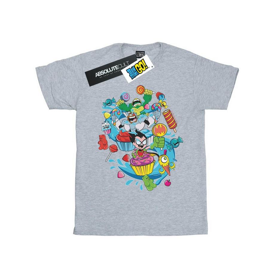 Tshirt TEEN TITANS GO CANDY MANIA