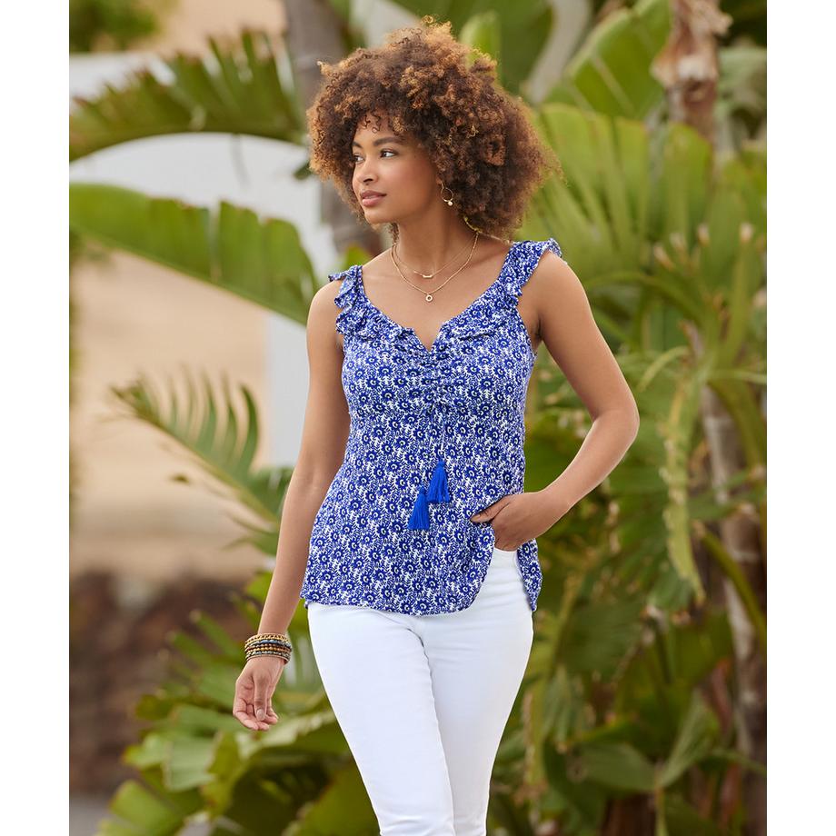 Joe Browns Top Floreale Con Nappe  