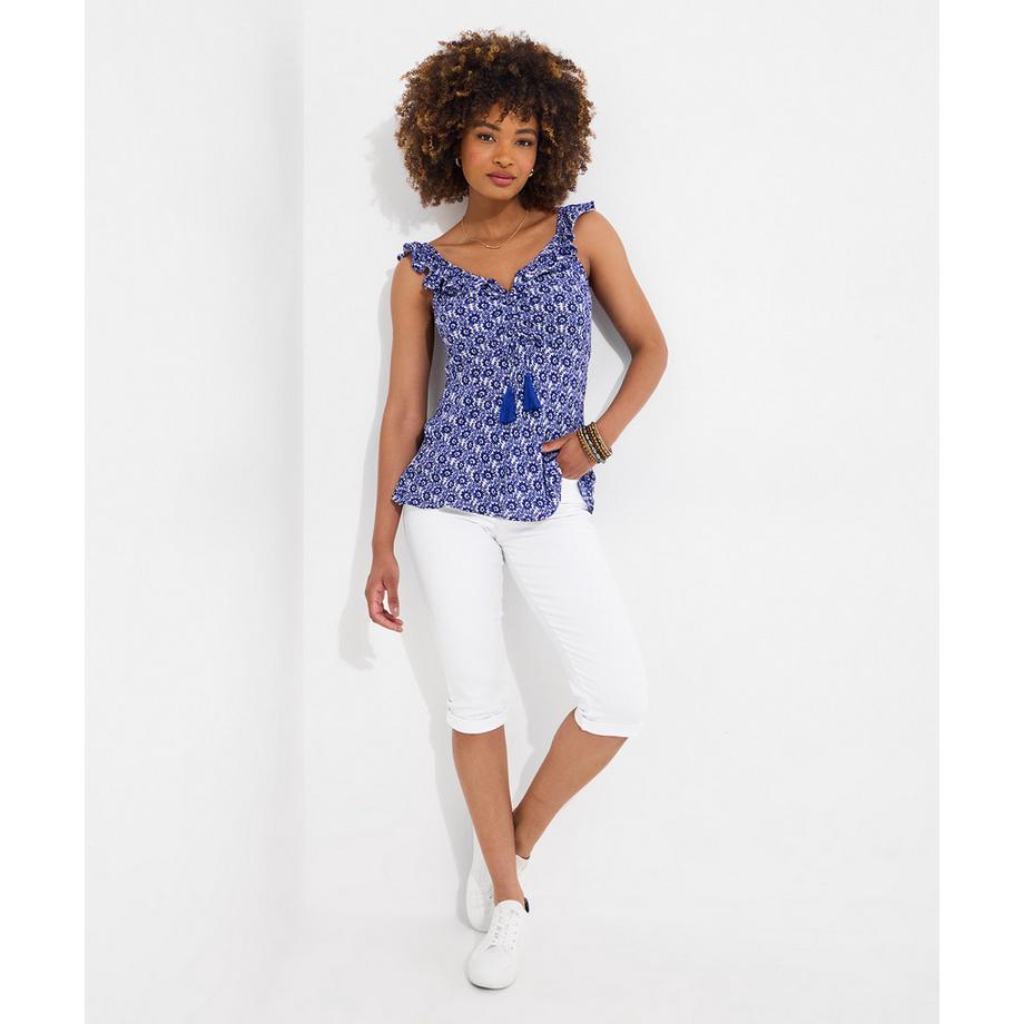 Joe Browns Top Floreale Con Nappe  