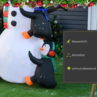 HOMCOM Aufblasbarer Schneemann  