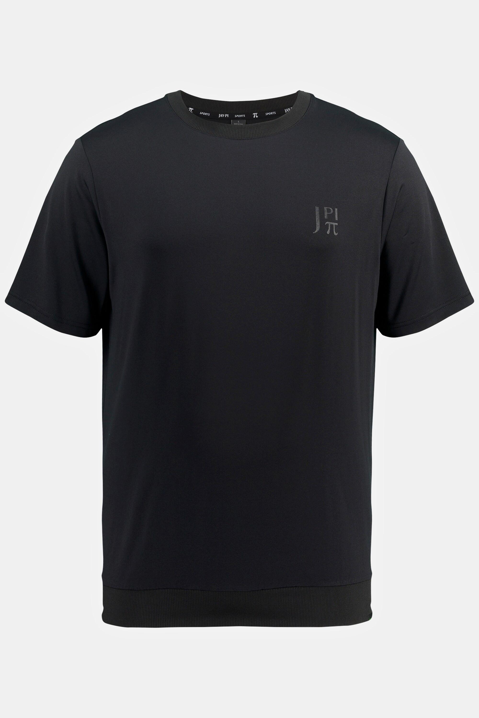 JP1880  T-shirt sportiva con FLEXNAMIC®, taglio speciale per l'addome e mezze maniche 