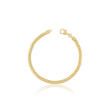 Bracelet Panzer Gelbgold 750, 5.2mm, 19cm