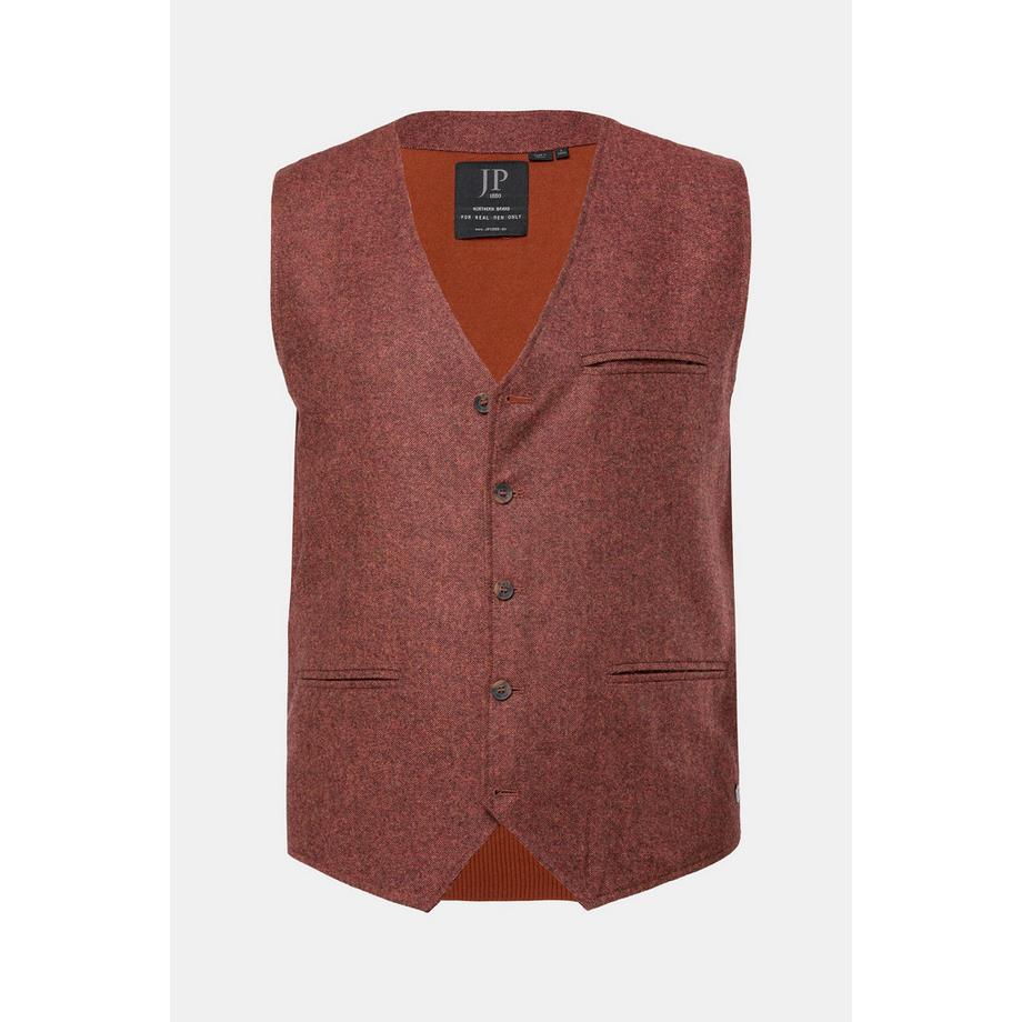 JP1880 Gilet en tweed avec dos en maille  