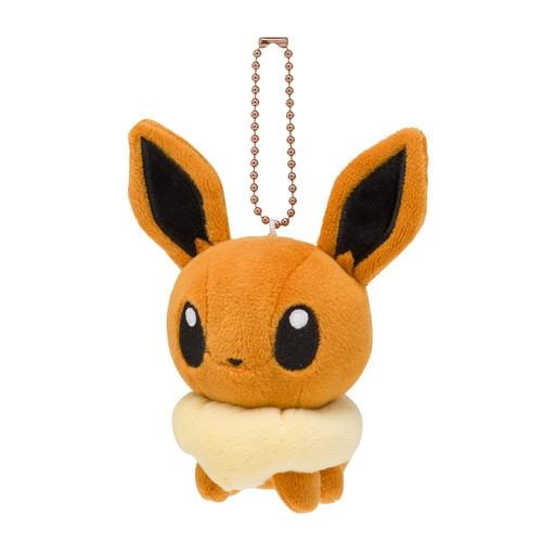 Pokémon  Eevee Dolls Plush Mascot Key Chain, 