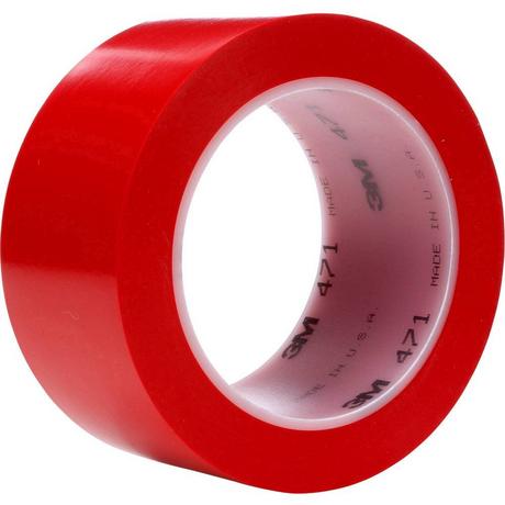 3M  471F  Nastro adesivo in PVC Rosso (L x L) 33 m x 50 mm 