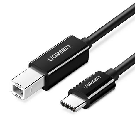UGREEN  Câble Imprimante Ugreen USB-C vers USB-B 2.0 2m - Noir 