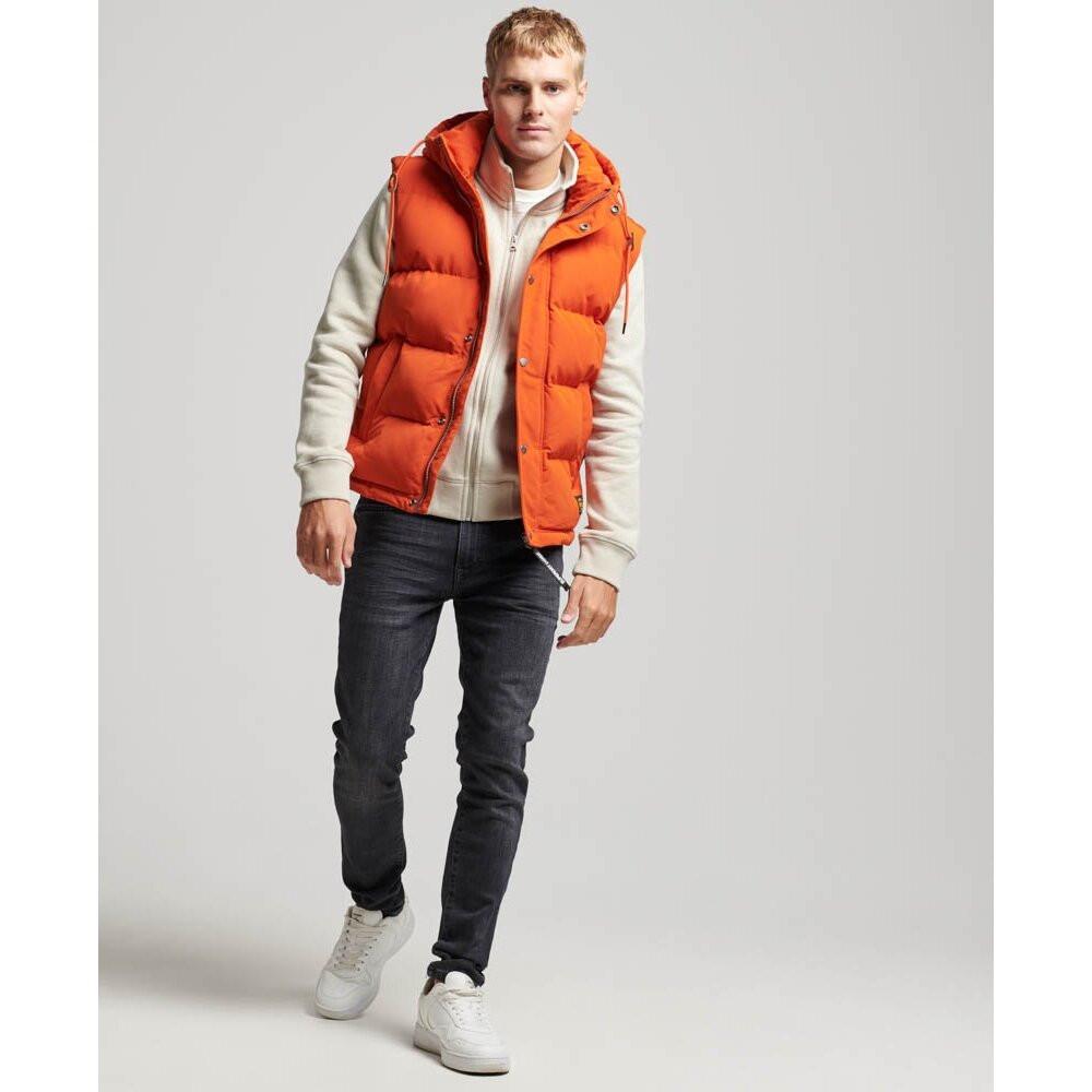 Superdry Everest Gilet Imbottito con Cappuccio  