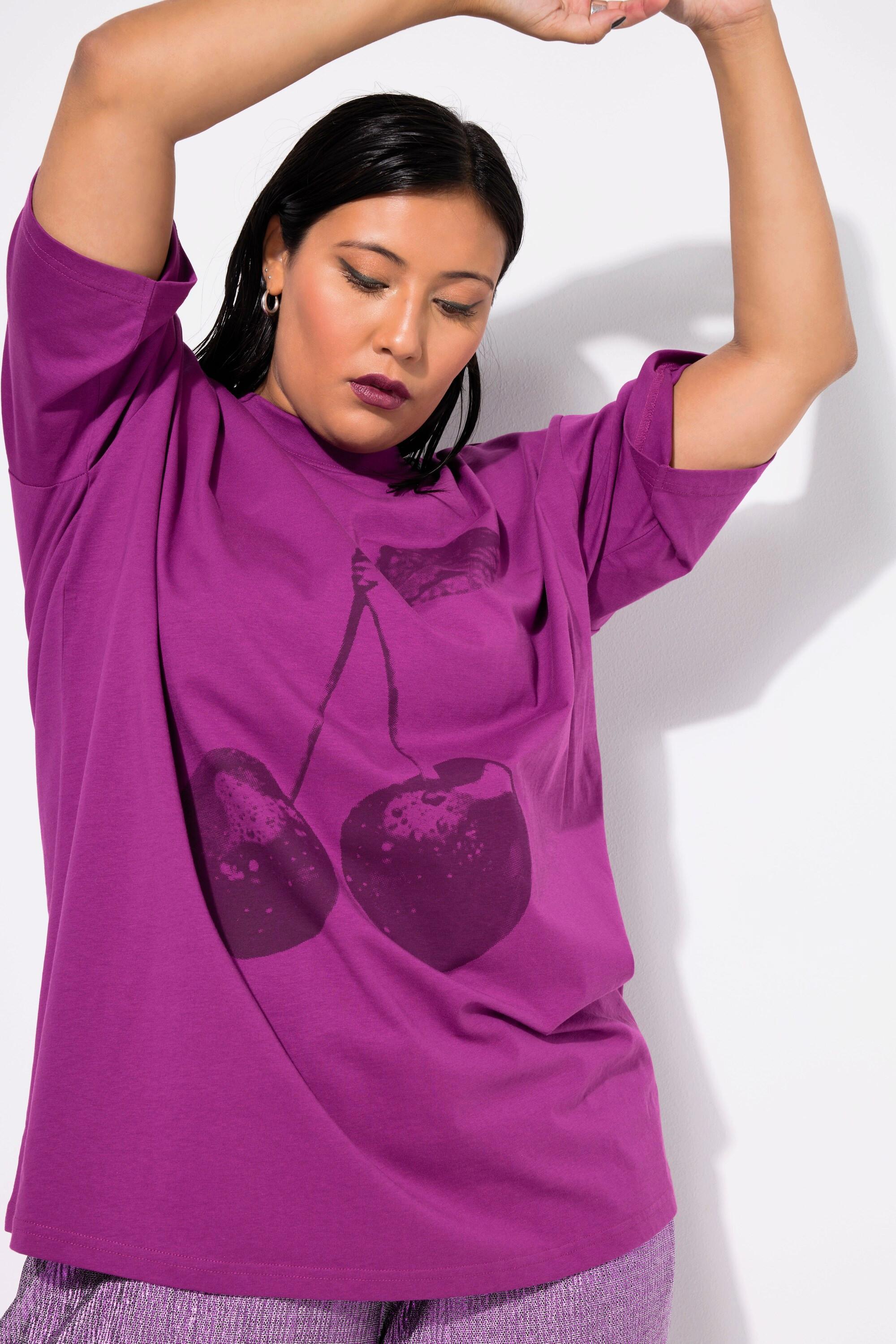 Studio Untold  Bigshirt, oversized, Cherry-Print 