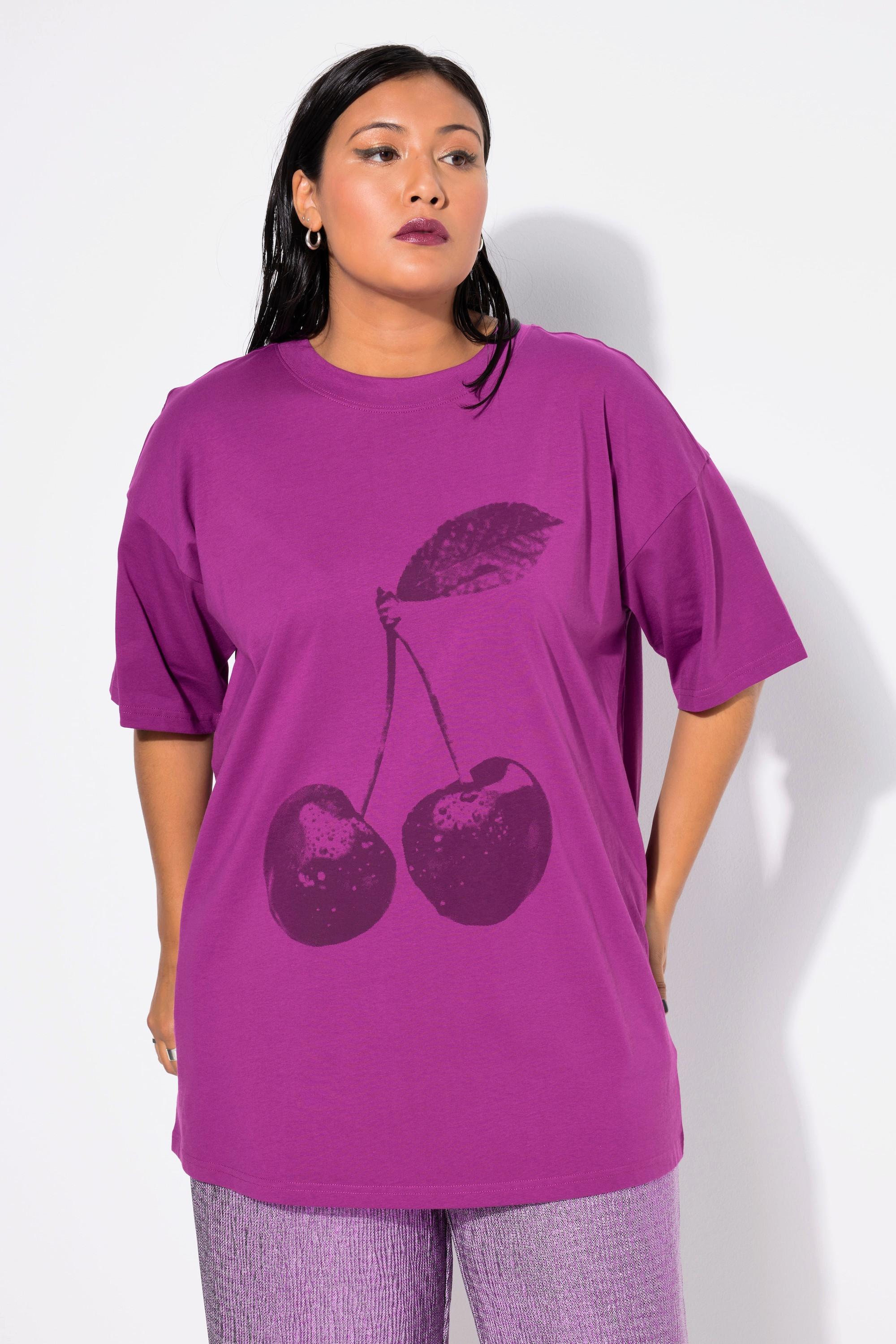 Studio Untold  Bigshirt, oversized, Cherry-Print 