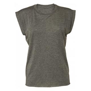 Bella + Canvas  t-shirt anches roulottées flowy 