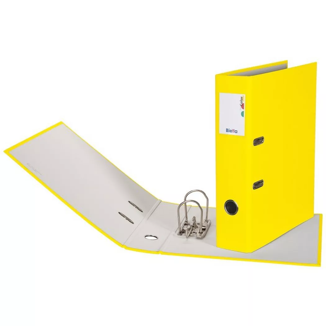 Biella – Ordner 7cm A4, 21cm, Gelb Bunt