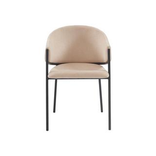 PASCAL MORABITO Sedia con braccioli in Tessuto e Metallo Beige - Lotto di 2 - ORDIDA di Pascal MORABITO  