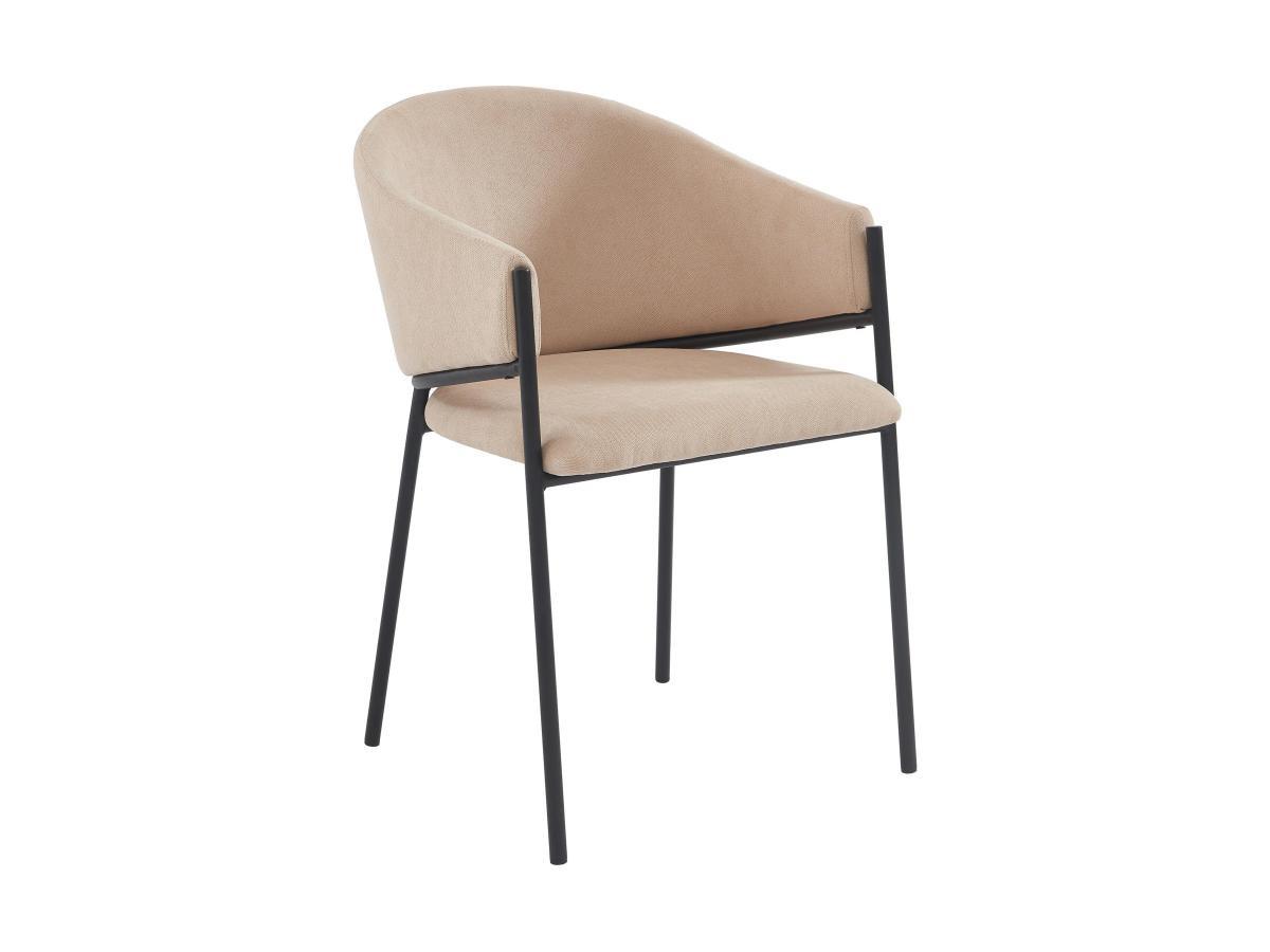 PASCAL MORABITO Sedia con braccioli in Tessuto e Metallo Beige - Lotto di 2 - ORDIDA di Pascal MORABITO  