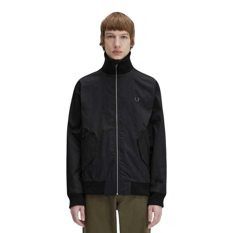 FRED PERRY Gerippte Tennis Bomberjacke  