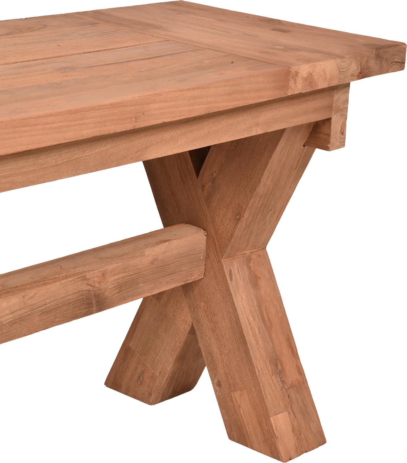 mutoni Panca da giardino Kisar teak naturale 200  