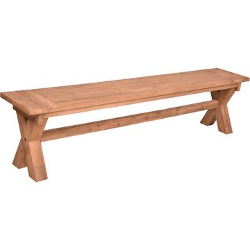 Panca da giardino Kisar teak naturale 200