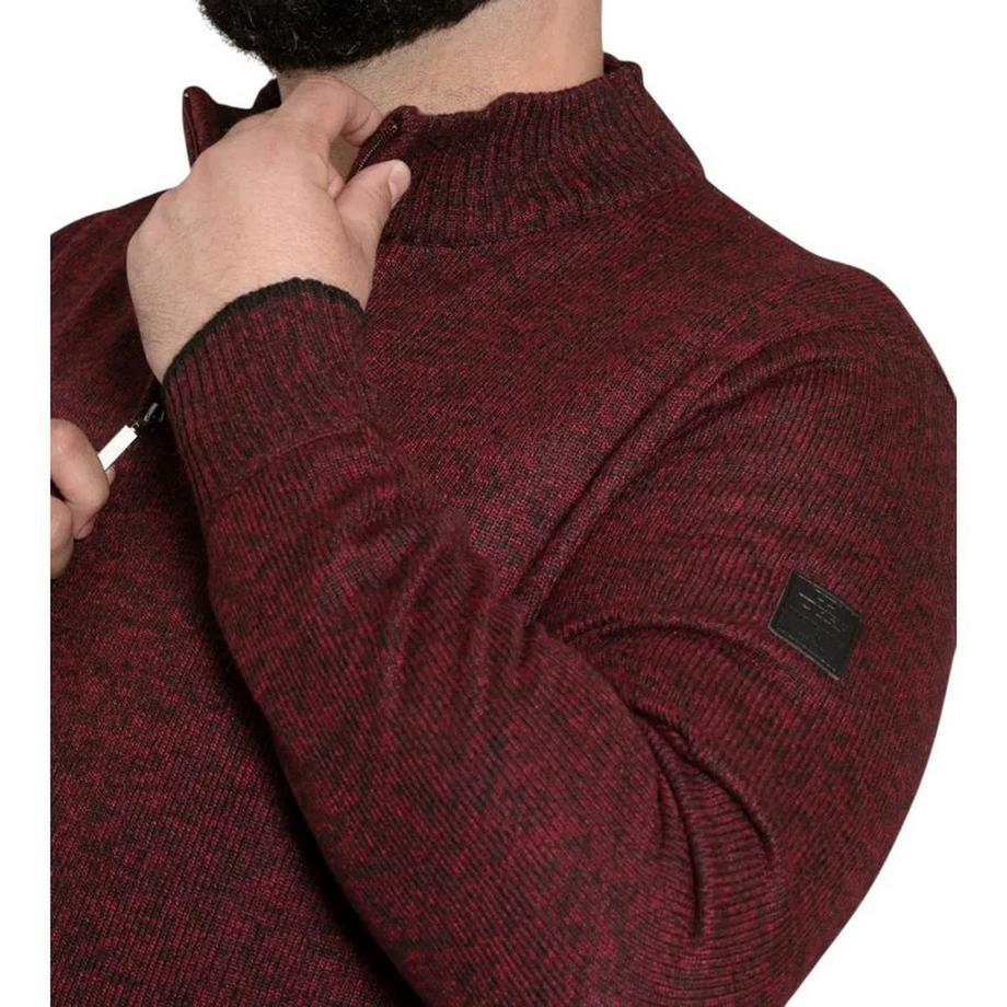 Duke  D555 Sweat À Col Montant Zippé Cramlington 
