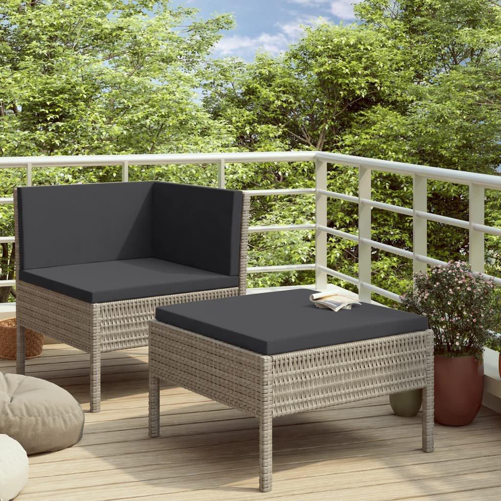 VidaXL Gartenmöbel-set poly-rattan  