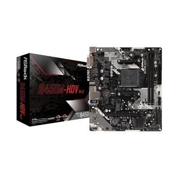 B450M-HDV R4.0 AMD B450 Socket AM4 micro ATX