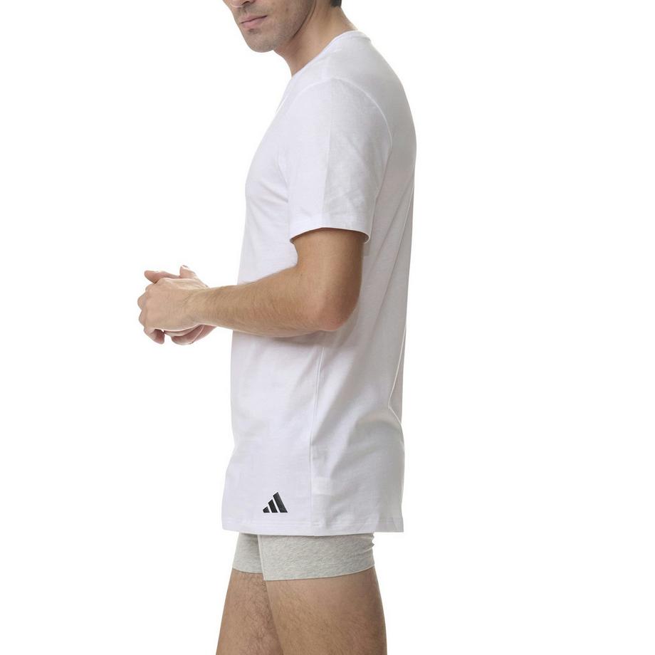 adidas Active Core Cotton Lot de 3 T-Shirt Col V Coupe Slim  