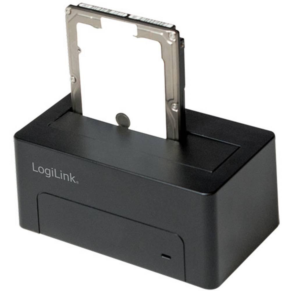 LogiLink  USB 3.0 SATA 6 Gb/s 1 Porta Docking Station per hard disk 2.5 pollici, 3.5 pollici 