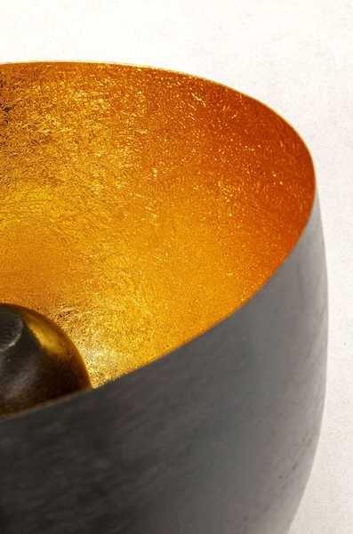 KARE Design Lampadaire Apollon Lisse noir rond 35  