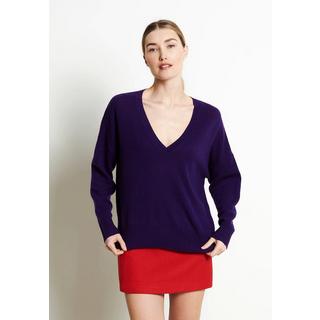 Studio Cashmere8  RIA 3 Maglia profonda oversize con scollo a V - 100% cashmere 