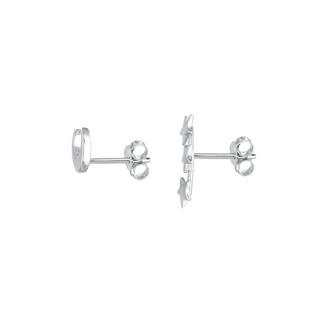 Elli  Boucles d'Oreilles Femmes Clous D'oreilles Demi-Lune Étoile Mixte 