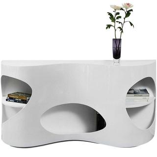 mutoni Sideboard 150x40x75cm blanc-noyer  