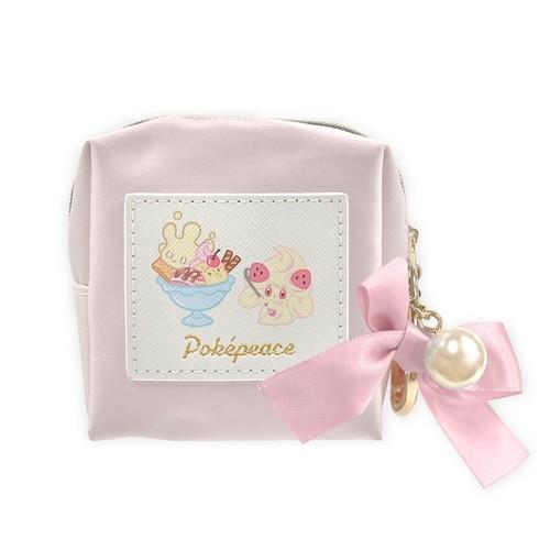 Pokémon  PokePeace Mini Pouch with Carabiner Milcery & Alcremie Sweets Shop 