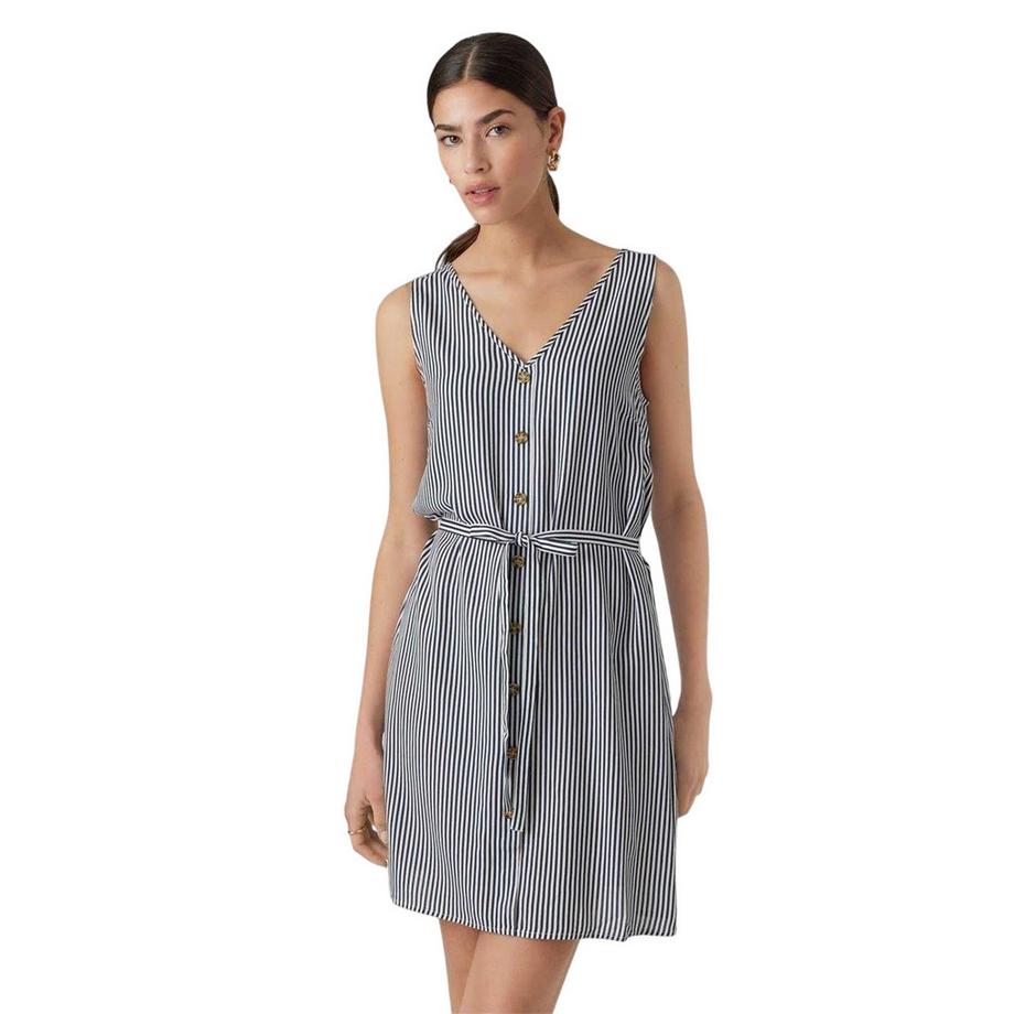 VERO MODA Robe Courte Motiftyle À Rayures  