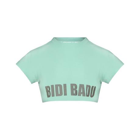 Bidi Badu  Abdominis Crop Move T-Shirt - Mint 