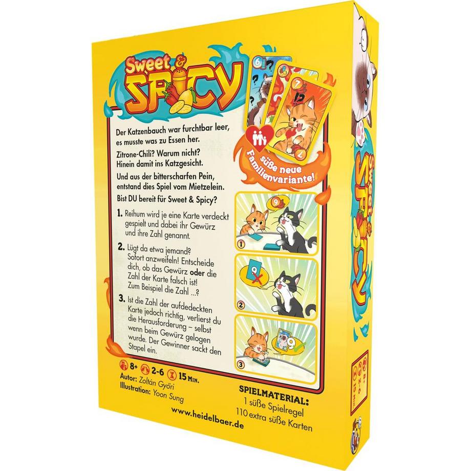 Heidelberger Spieleverlag  Kartenspiel Sweet Spicy Deutsch 