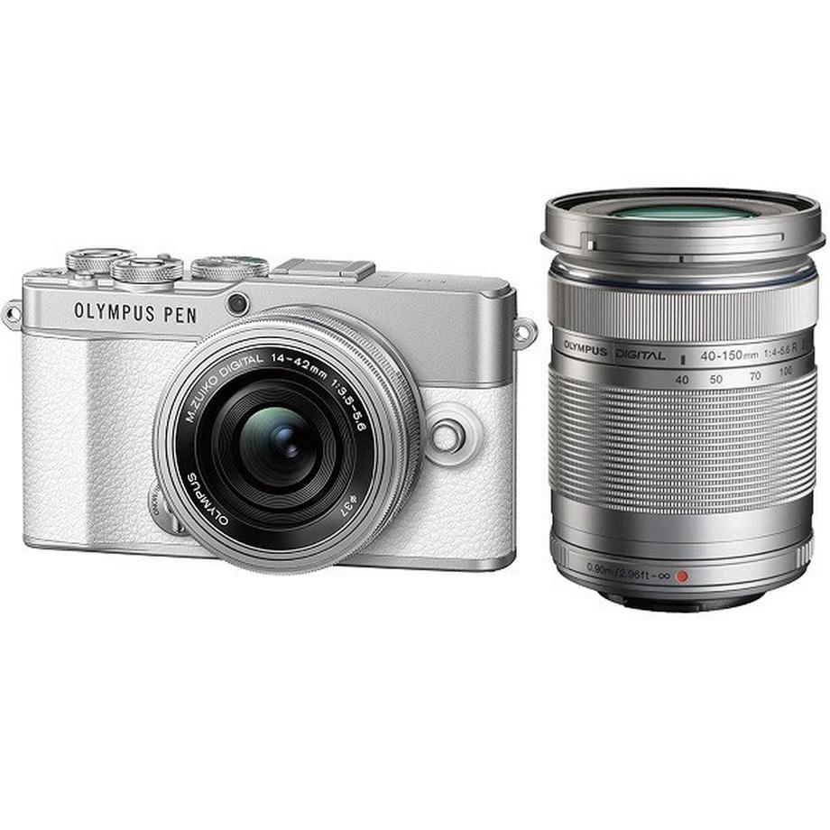 OLYMPUS  Olympus PEN E-P7 Kit (14-42 EZ)(40-150) Weiß 