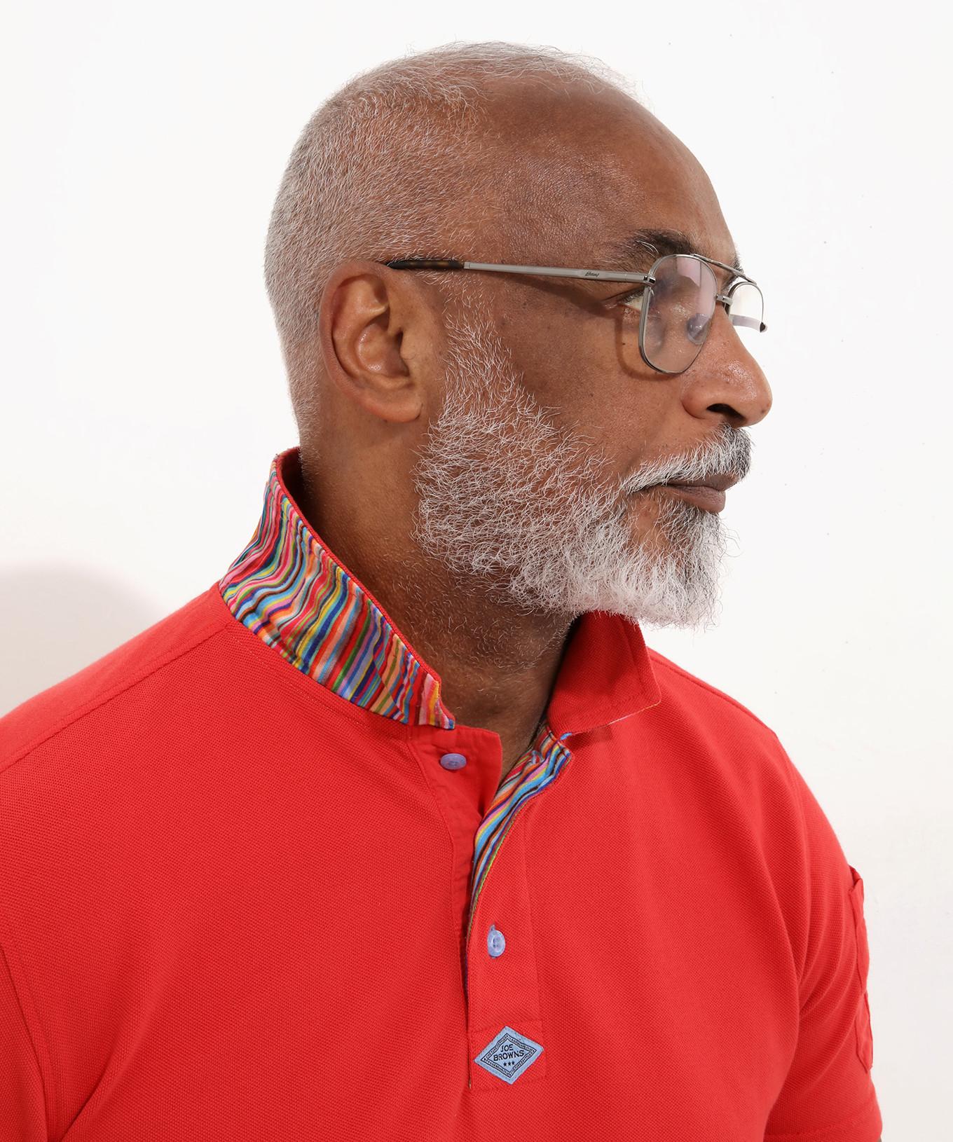 Joe Browns Pique Poloshirt Streifenbesatz  