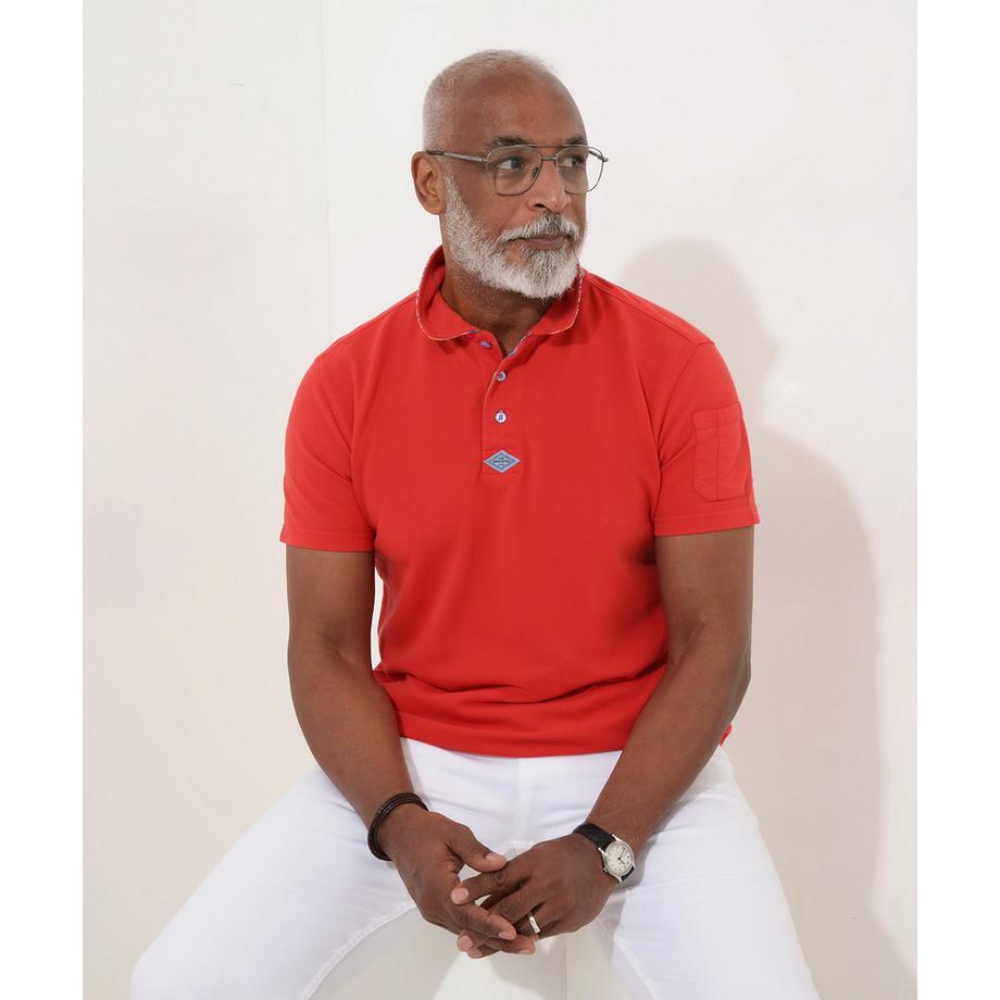 Joe Browns Pique Poloshirt Streifenbesatz  