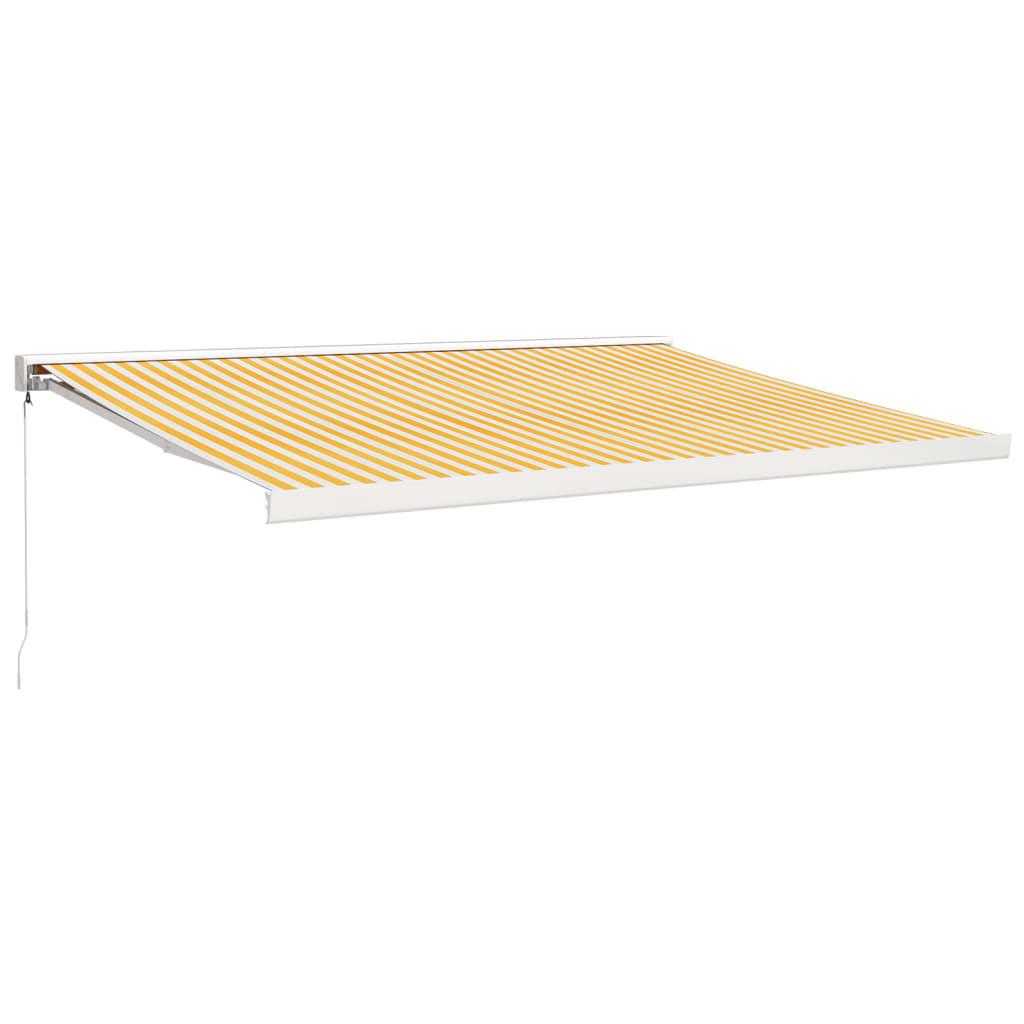 VidaXL Auvent rétractable tissu  