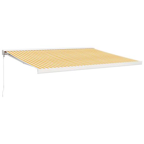 VidaXL Auvent rétractable tissu  