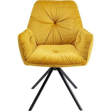 Fauteuil Mila jaune