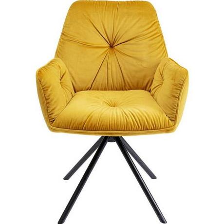 mutoni Fauteuil Mila jaune  